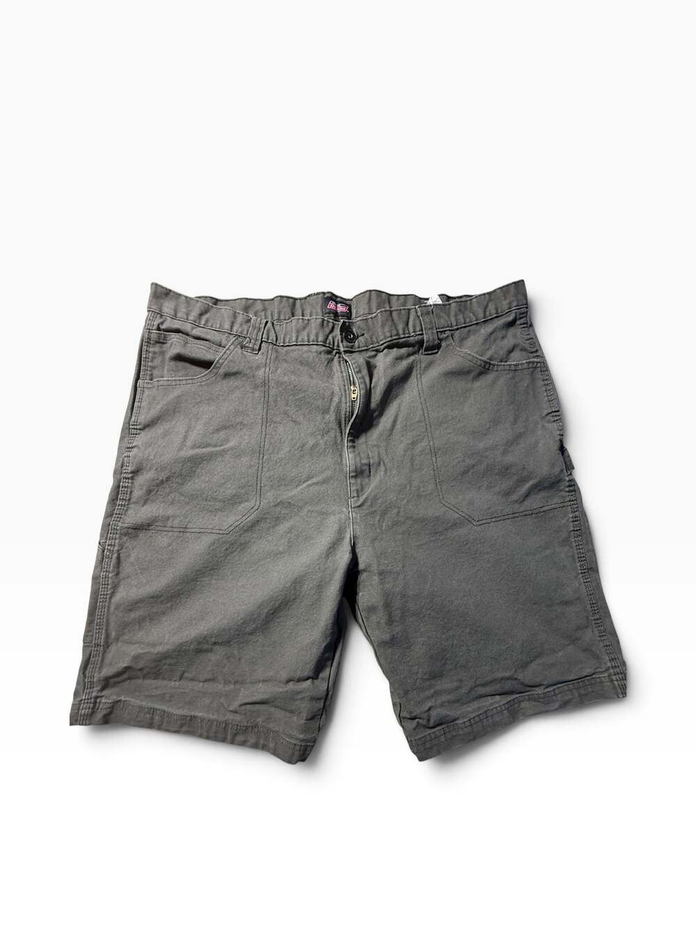 Genuine Dickies Utility Carpenter Shorts Men’s 42 Gray Stretch Canvas Workwear